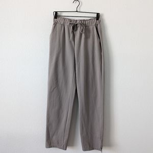 Joie Womens Pull On Drawstring Slim Straight Casual Gray Pants Size Medium